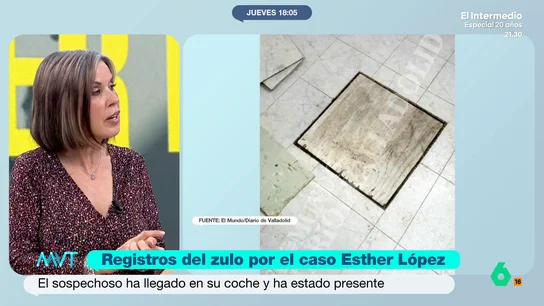 Bea de Vicente, sobre el registro del zulo de la casa de Traspinedo Bea de Vicente, sobre el registro del zulo de la casa de Traspinedo