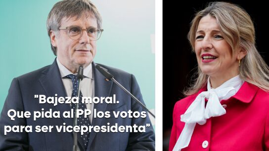 Puigdemont rompe con Yolanda D&iacute;az tras definir a Junts como un "partido racista y clasista": "La pr&oacute;xima vez que el PP te haga vicepresidenta"