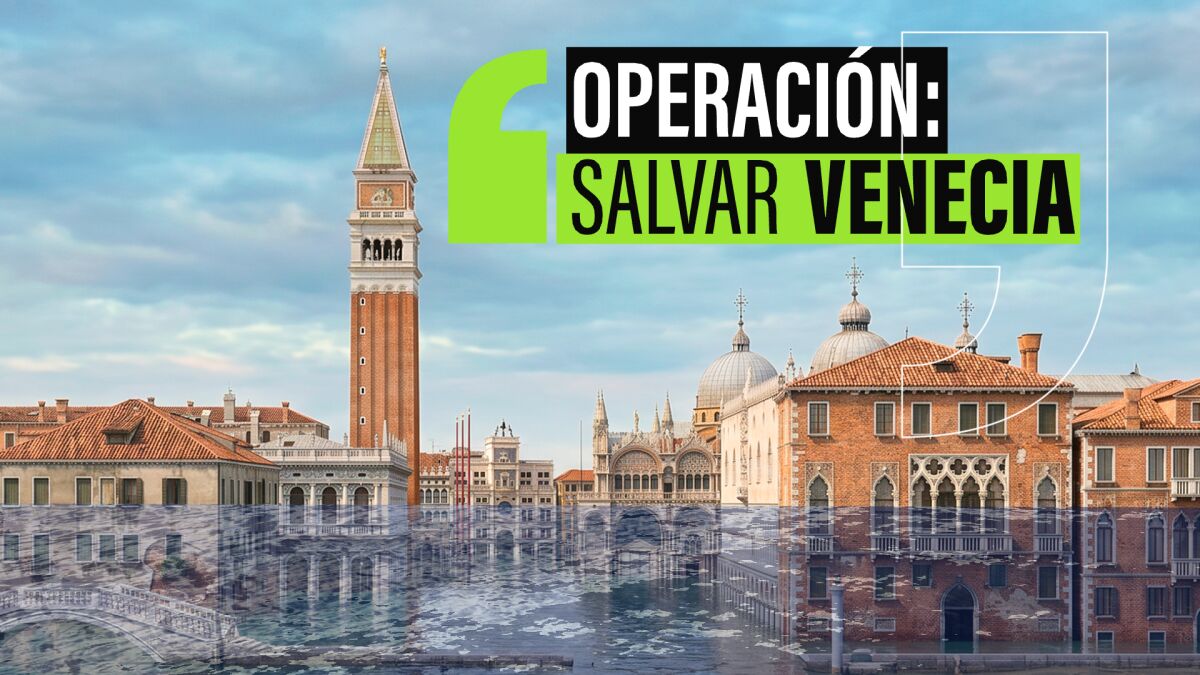 Venecia se hunde y estas son las opciones para salvarla: construir nuevas compuertas, más diques y hasta moverla de sitio