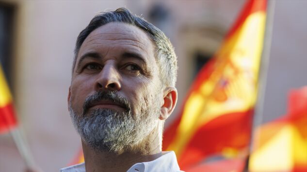 Santiago Abascal, en un acto