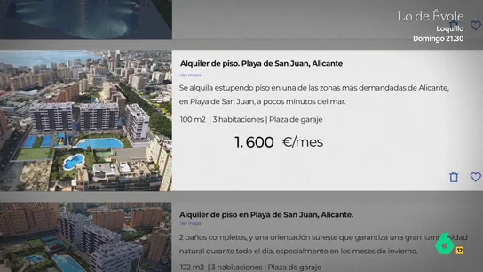 La vivienda pública como negocio: ¿se ha especulado con los pisos protegidos de Alicante? Equipo de Investigación detecta varios anuncios en inmobiliarias que ofrecen pisos del 'Residencial Les Naus', viviendas protegidas en Alicante que costaron 220.000 euros y que se alquilan por 1.500 al mes o se venden por 400.000.