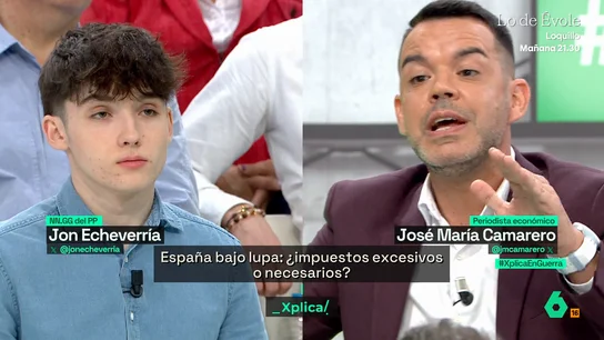 Camarero señala el problema de los impuestos en España: "La gente tiene la sensación de que no sabe dónde van" Camarero señala el problema de los impuestos en España: "La gente tiene la sensación de que no sabe dónde van"