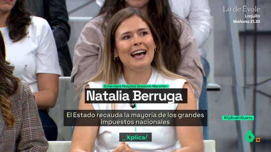 Las palabras de una enfermera a los cr&iacute;ticos con los impuestos: "No se le da el valor real que tiene"