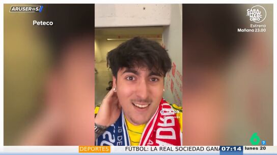 Viaja de Tenerife a Madrid para ver la final de la Copa del Rey en el Metropolitano: "Y resulta que es en La Cartuja"