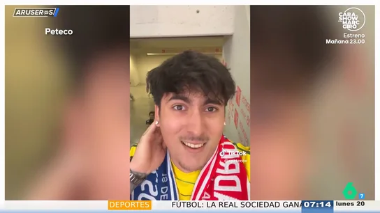 Viaja de Tenerife a Madrid para ver la final de la Copa del Rey en el Metropolitano: "Y resulta que es en La Cartuja" Viaja de Tenerife a Madrid para ver la final de la Copa del Rey en el Metropolitano: "Y resulta que es en La Cartuja"