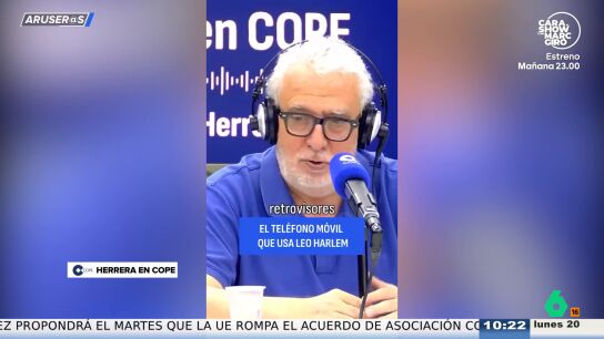 El divertido 'zasca' de Leo Harlem sobre conducir: "El asiento del copiloto es cojonudo"