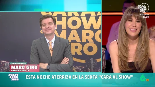 Marc Giró revoluciona Zapeando y anima a ver 'Cara al Show': "No lo vean por mí, yo soy rico de familia" El presentador conecta con el programa para hablar sobre su nuevo programa. Este se estrena este martes, justo después de 'El Intermedio'.