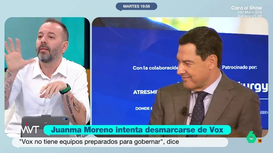 Maestre responde a Juanma Moreno: "El concepto 'prioridad nacional' aparece cinco veces en el acuerdo, no se lo ha inventado Vox" Mientras Juanma Moreno intenta desmarcarse de Vox y el pacto en Extremadura, Antonio Maestre recuerda que en ese acuerdo se menciona la 'prioridad nacional', un concepto bajo el cual "se constituyeron las leyes de ciudadanía del Reich".