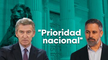 El PP compra la "prioridad nacional" de Vox ante su electorado m&aacute;s radical frente a un moderado Moreno