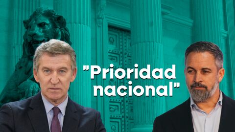 El PP compra la "prioridad nacional" de Vox ante su electorado m&aacute;s radical frente a un moderado Moreno