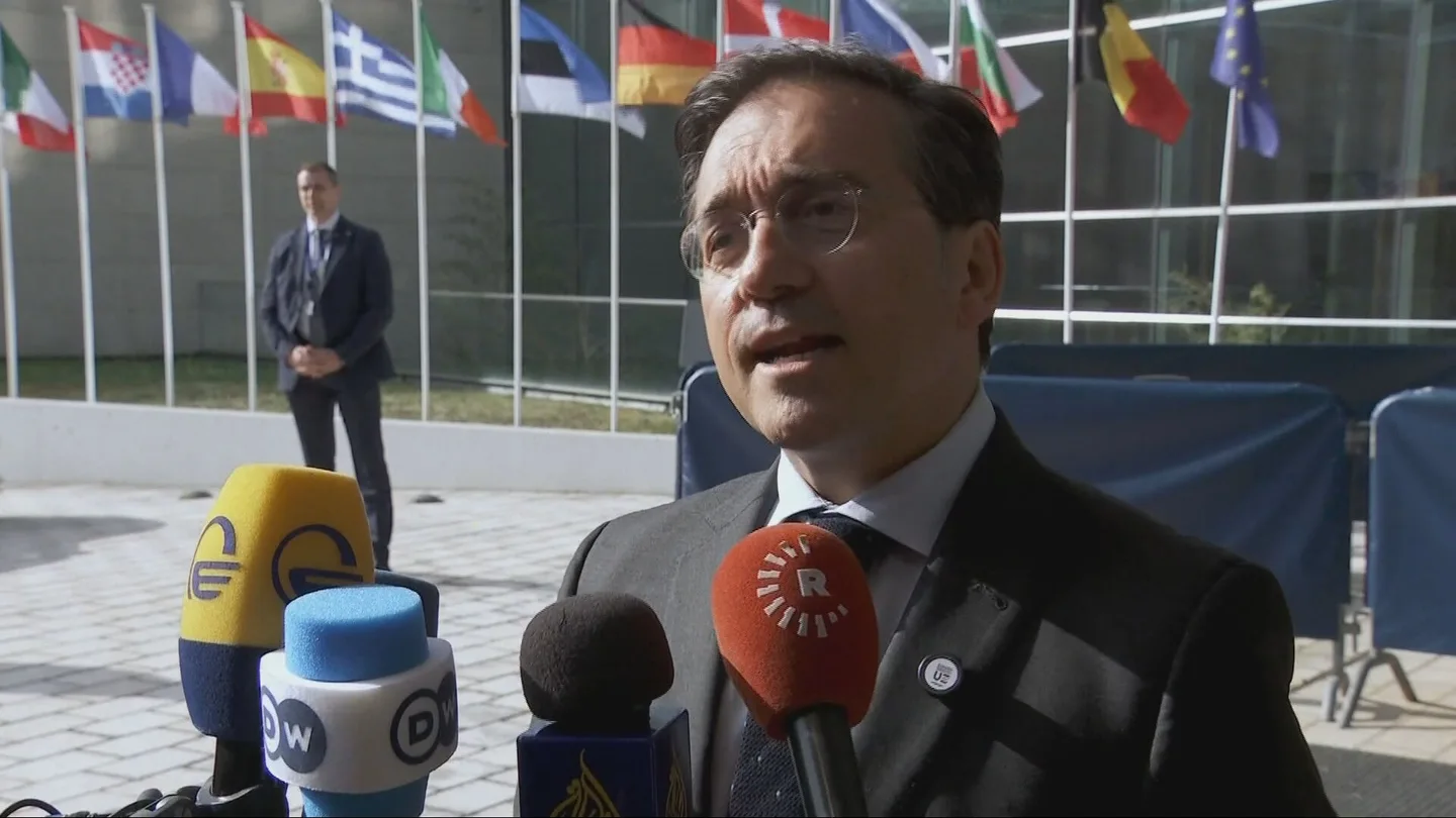 José Manuel Albares en Bruselas José Manuel Albares en Bruselas