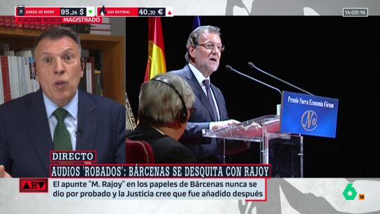 Joaquim Bosch explica por qu&eacute; Rajoy no est&aacute; siendo investigado: "Una cosa son las sospechas, y otra que haya pruebas"
