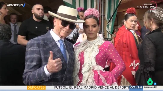 Ortega Cano y Gloria Camila estrenan la Feria de Abril en Sevilla: "Todo depende de cómo te arranques" Ortega Cano y Gloria Camila estrenan la Feria de Abril en Sevilla: "Todo depende de cómo te arranques"