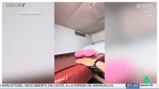Una tiktoker española muestra en vídeo cómo es la primera clase en un tren nocturno en la India Una tiktoker española muestra en vídeo cómo es la primera clase en un tren nocturno en la India