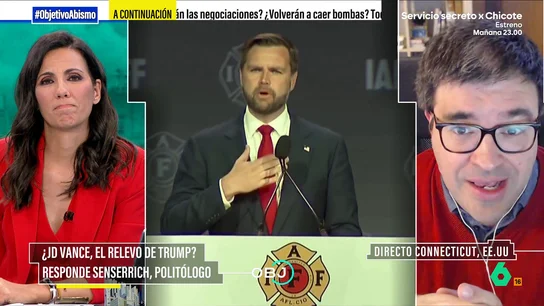 Roger Senserrich explica las posibilidades de Vance de ser presidente: "La vicepresidencia es un cargo un poco envenenado" Roger Senserrich explica las posibilidades de Vance de ser presidente: "La vicepresidencia es un cargo un poco envenenado"