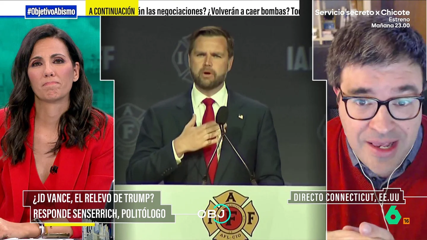 Roger Senserrich explica las posibilidades de Vance de ser presidente: "La vicepresidencia es un cargo un poco envenenado" Roger Senserrich explica las posibilidades de Vance de ser presidente: "La vicepresidencia es un cargo un poco envenenado"