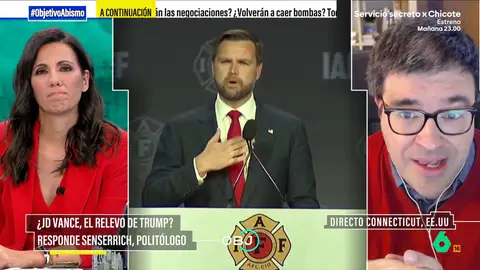 Roger Senserrich explica las posibilidades de Vance de ser presidente: "La vicepresidencia es un cargo un poco envenenado" Roger Senserrich explica las posibilidades de Vance de ser presidente: "La vicepresidencia es un cargo un poco envenenado"