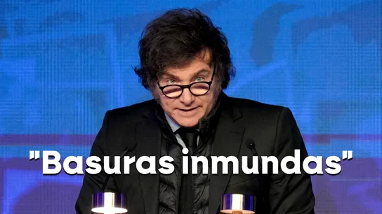 Milei contra los periodistas. Milei contra los periodistas.