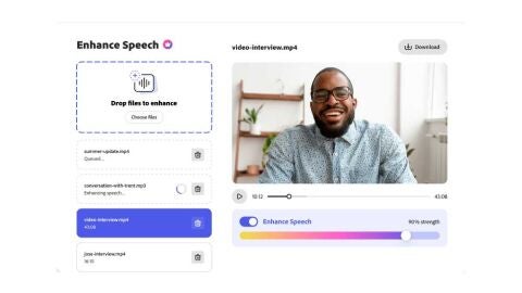 Así es Adobe Podcast