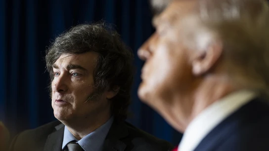 Javier Milei, junto a Donald Trump Javier Milei, junto a Donald Trump