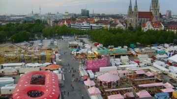 Theresienwiese durante el peque&ntilde;o Oktoberfest