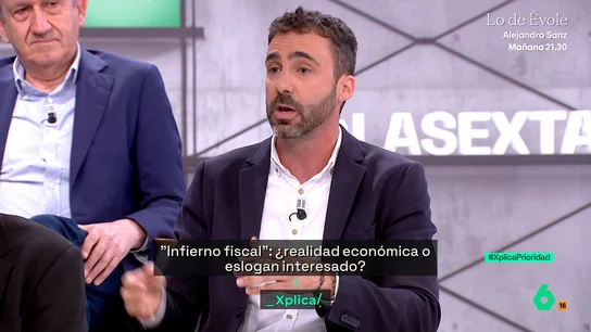Alberto Sotillos: "Cuando alguien te dice que hay que quitar los impuestos, a la gente hay que decirle que son 20.000 euros por familia" Alberto Sotillos: "Cuando alguien te dice que hay que quitar los impuestos, a la gente hay que decirle que son 20.000 euros por familia"