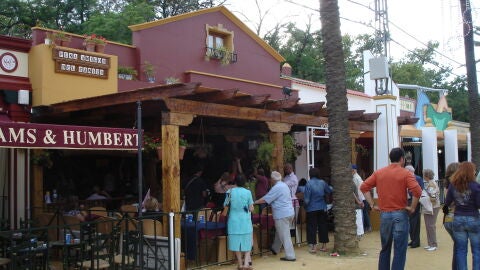 Caseta en la Feria de Jerez