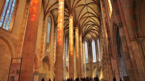 Interior del Convento de los Jacobinos de Toulouse