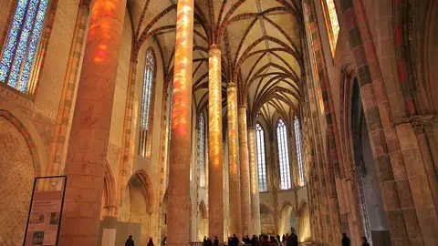 Interior del Convento de los Jacobinos de Toulouse Interior del Convento de los Jacobinos de Toulouse