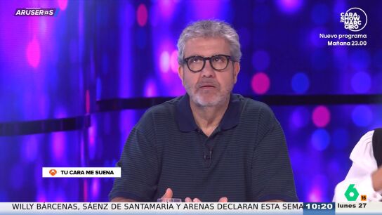 Manel Fuentes, a Florentino Fern&aacute;ndez en 'Tu cara me suena': "Con &eacute;l nunca falta el agua porque est&aacute; como una regadera"