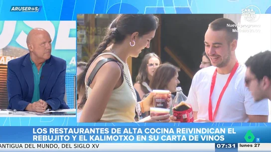 Alfonso Arús reacciona a la nueva tendencia gourmet de servir rebujito y 'kalimotxo' en alta cocina Alfonso Arús reacciona a la nueva tendencia gourmet de servir rebujito y 'kalimotxo' en alta cocina