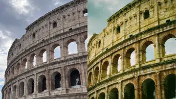 Antes y después de aplicar el filtro Dirty Flash en Instagram Antes y después de aplicar el filtro Dirty Flash en Instagram