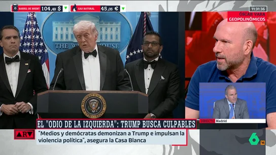Óscar Vara analiza la polarización en EEUU: "Trump lo utiliza para hacer declaraciones cada vez más delirantes y peligrosas" Óscar Vara analiza la polarización en EEUU: "Trump lo utiliza para hacer declaraciones cada vez más delirantes y peligrosas"