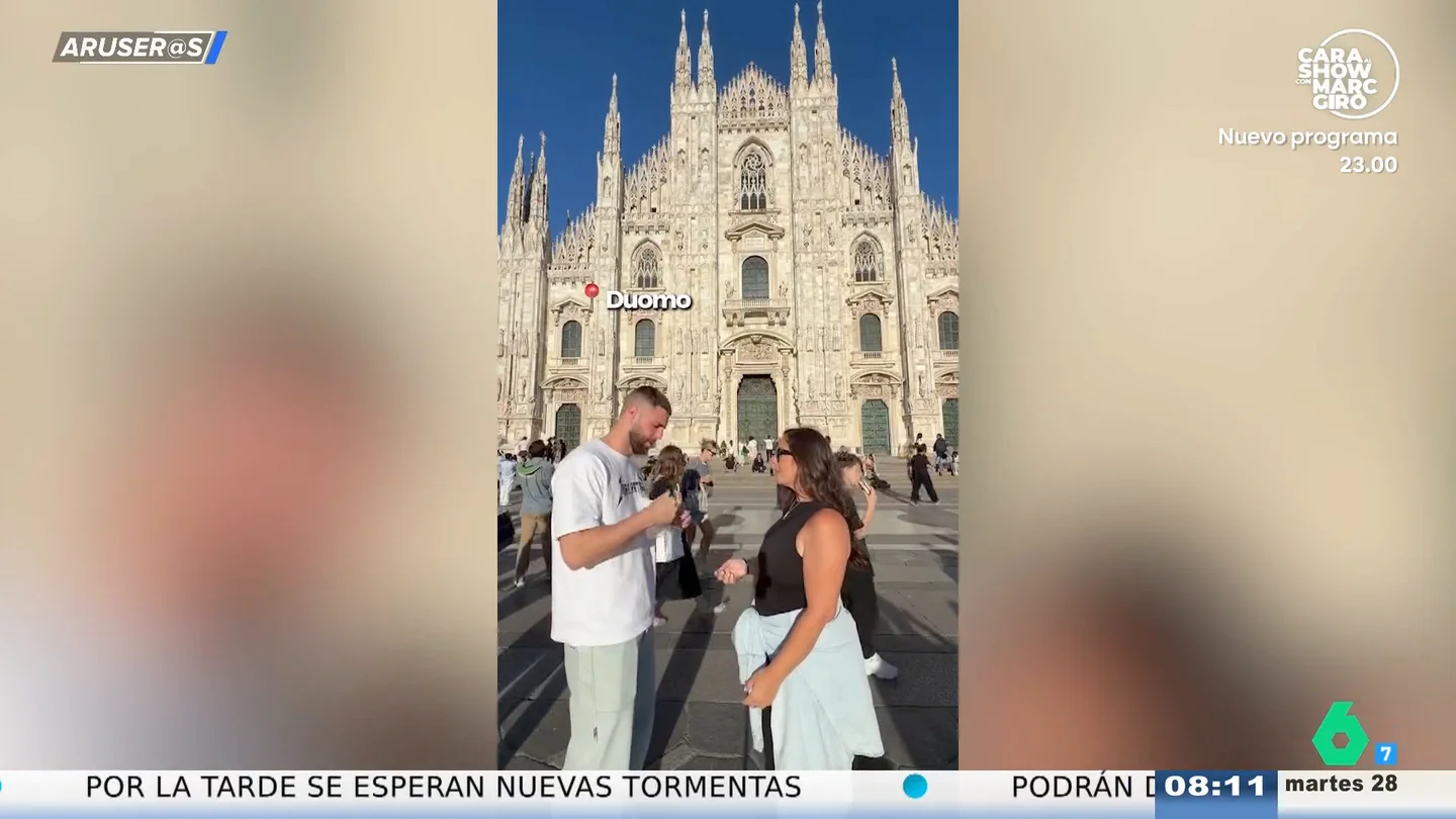 El divertido vídeo de Anabel Pantoja con David en Milán: "Presiento que me va a pedir matrimonio" El divertido vídeo de Anabel Pantoja con David en Milán: "Presiento que me va a pedir matrimonio"