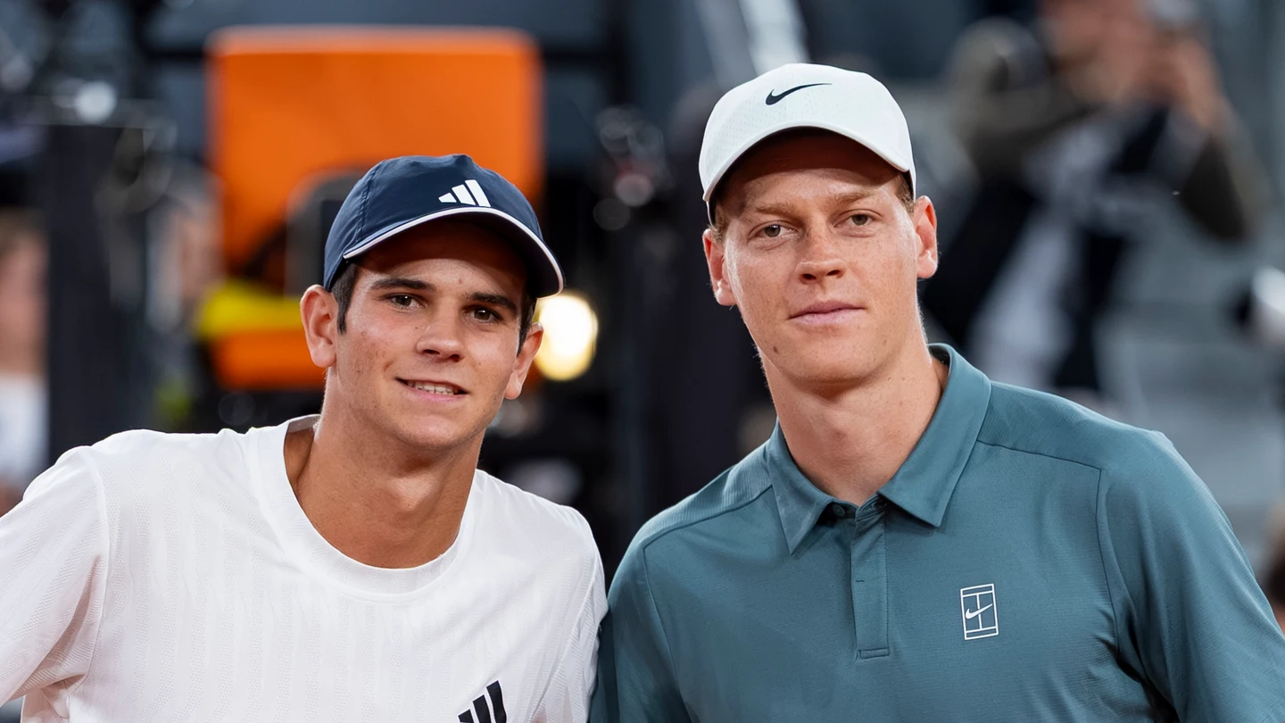 Rafa Jódar y Jannik Sinner Rafa Jódar y Jannik Sinner
