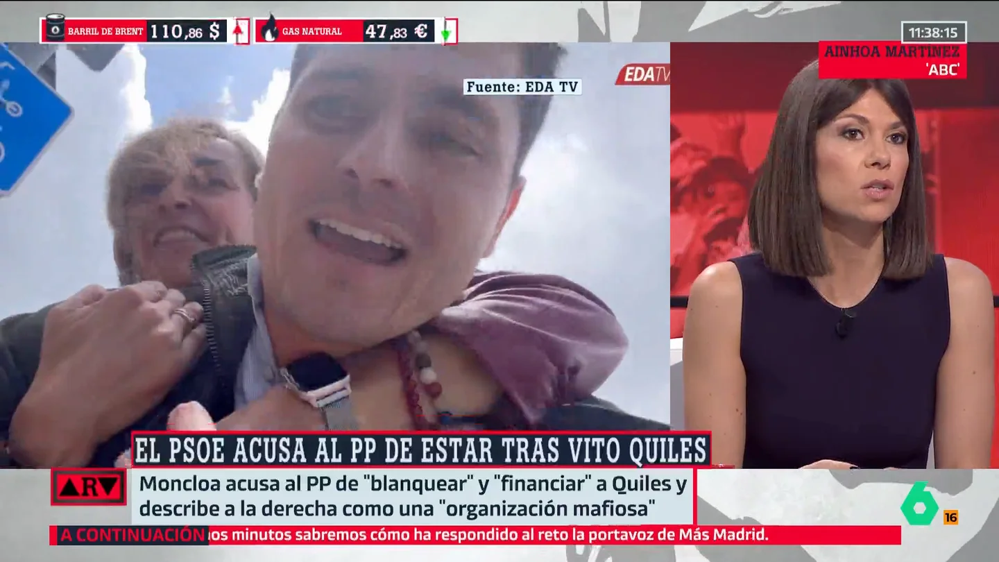 Ainhoa Martínez tacha de "vergonzosa" la actitud de Vito Quiles con Begoña Gómez: "Estamos viendo lo que él quiere que veamos" Ainhoa Martínez tacha de "vergonzosa" la actitud de Vito Quiles con Begoña Gómez: "Estamos viendo lo que él quiere que veamos"