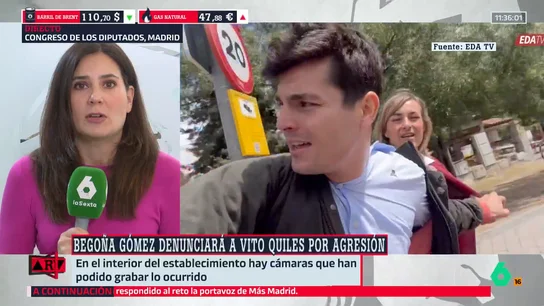 Llapart relata cómo Vito Quiles se dedica a "interrumpir" y "amenazar a periodistas" en el Congreso: "No nos deja trabajar en igualdad de condiciones" Llapart relata cómo Vito Quiles se dedica a "interrumpir" y "amenazar a periodistas" en el Congreso: "No nos deja trabajar en igualdad de condiciones"