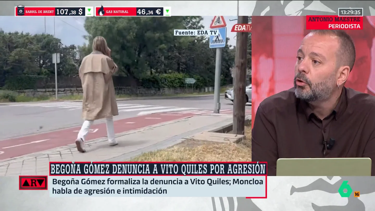 Maestre destaca que habría que investigar quién avisa a Vito Quiles de dónde están determinadas personas: "Podría costarle el puesto de funcionario a alguien" Maestre destaca que habría que investigar quién avisa a Vito Quiles de dónde están determinadas personas: "Podría costarle el puesto de funcionario a alguien"