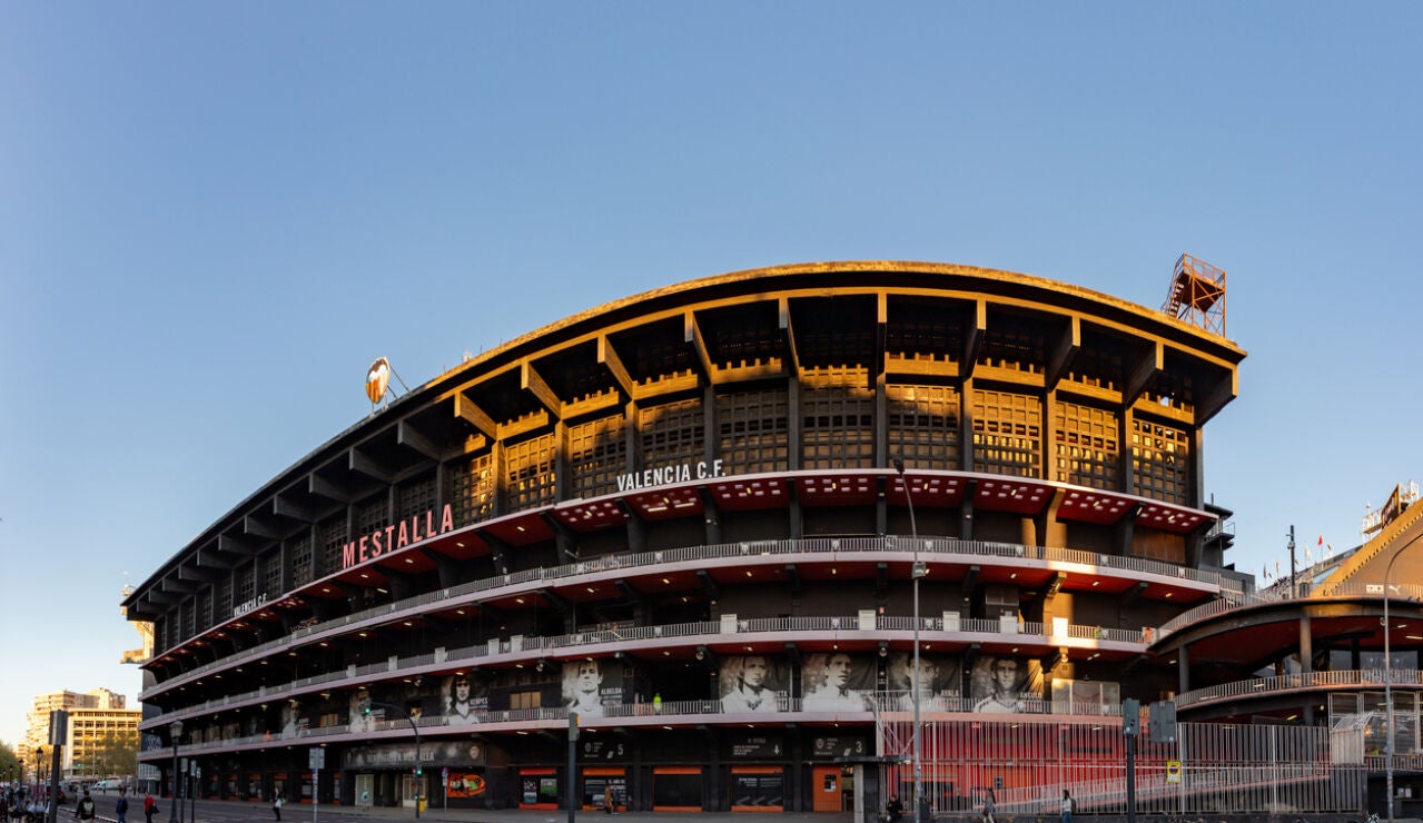 Estadio Mestalla, en Valencia
