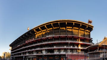 Estadio Mestalla, en Valencia