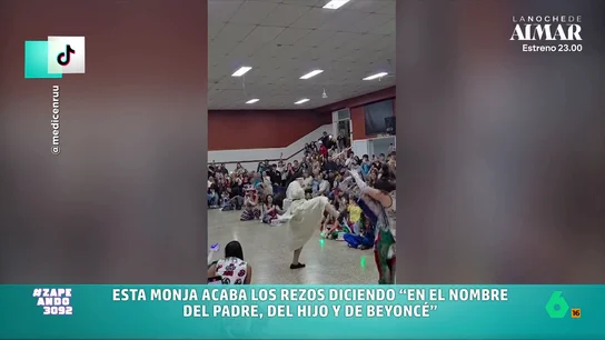 El espectacular 'ritmazo' de una monja al son de Beyoncé: "Ha hecho los votos de pobreza, castidad y flow" Olvídate de las monjas que rezan o cocinan dulces para luego venderlos. En este vídeo, una religiosa te va a mostrar lo que es capaz de hacer una religiosa con música de Beyoncé y grandes cantidades de 'flow'.