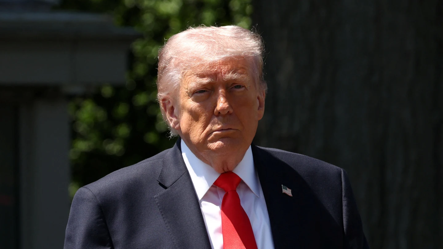 El presidente de Estados Unidos, Donald Trump, atiende a periodistas en la Casa Blanca El presidente de Estados Unidos, Donald Trump, atiende a periodistas en la Casa Blanca