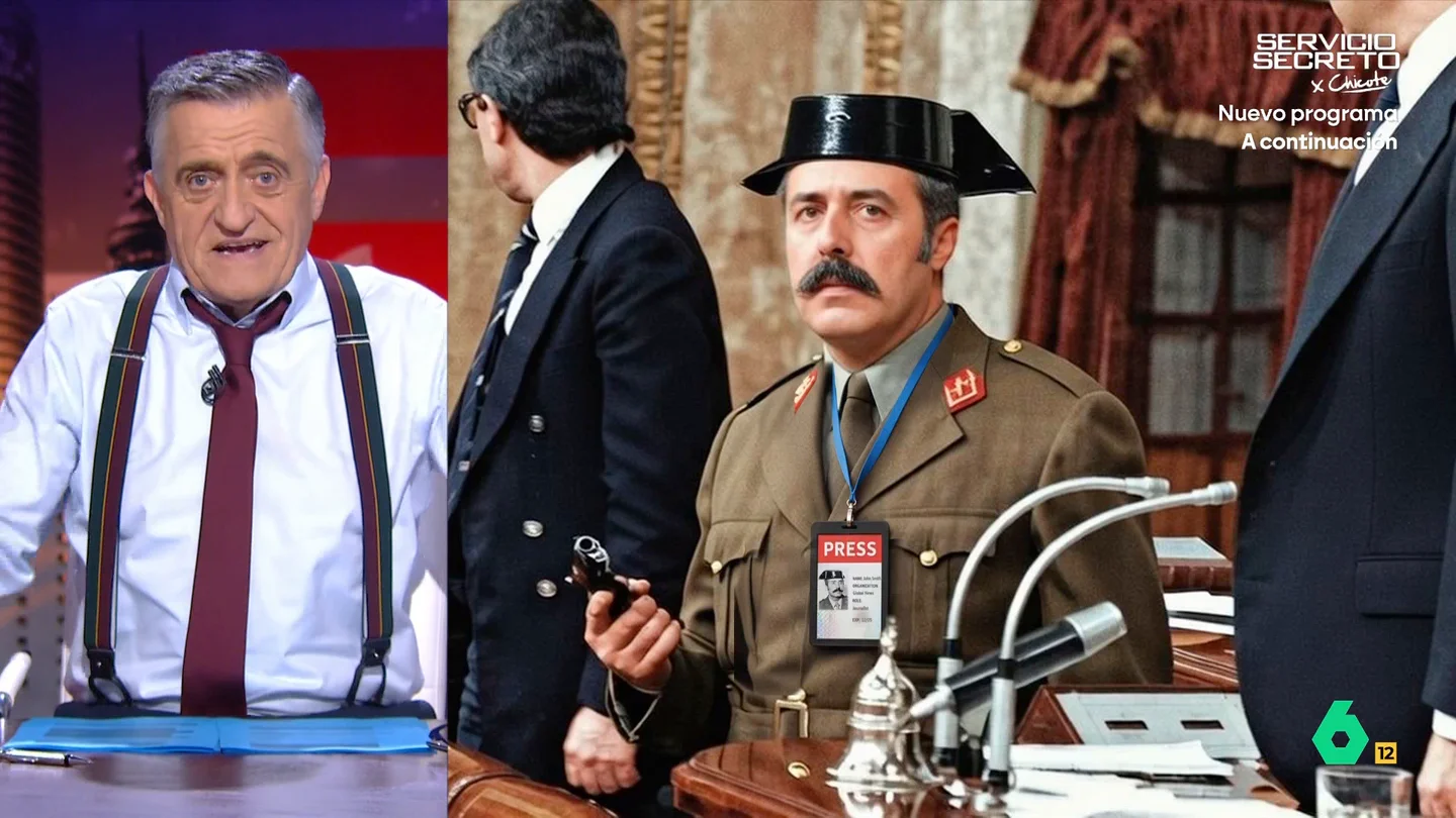 Wyoming, sobre Vito Quiles: "En estos tiempos, Tejero no habría entrado con una pistola, sino con una acreditación" Wyoming, sobre Vito Quiles: "En estos tiempos, Tejero no habría entrado con una pistola, sino con una acreditación"