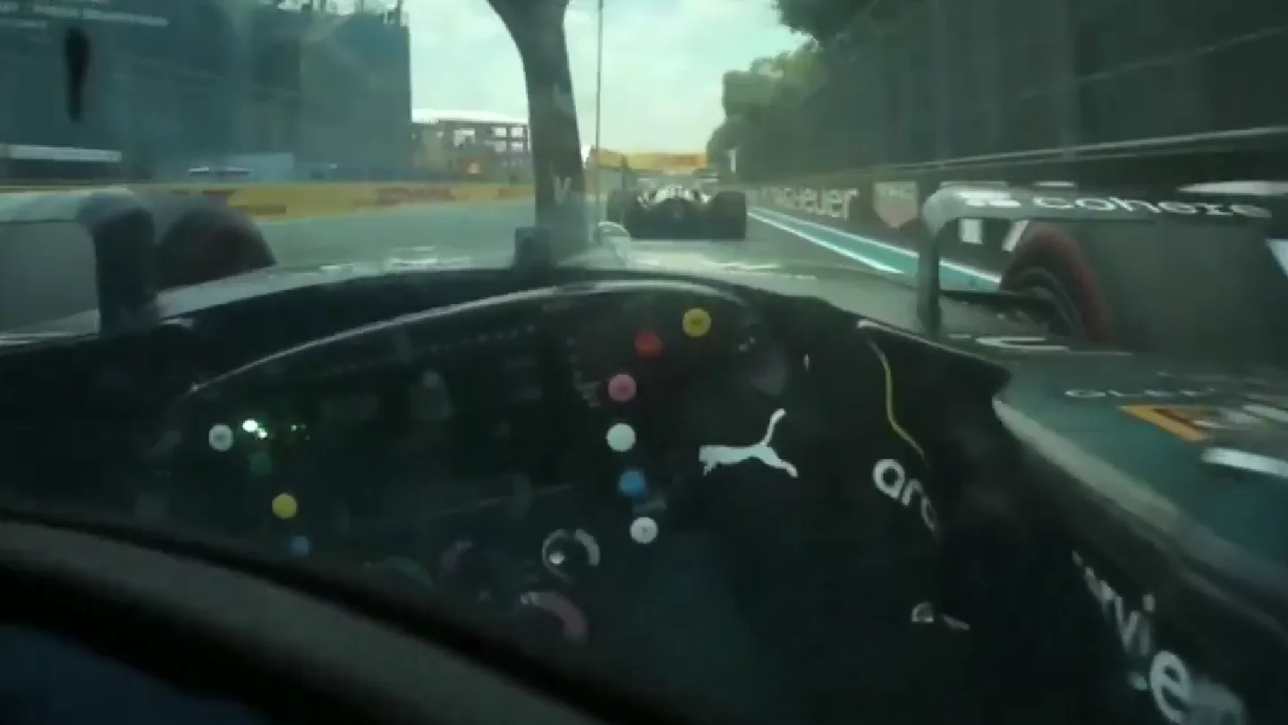 El adelantamiento de Alonso a Pérez en Miami El adelantamiento de Alonso a Pérez en Miami