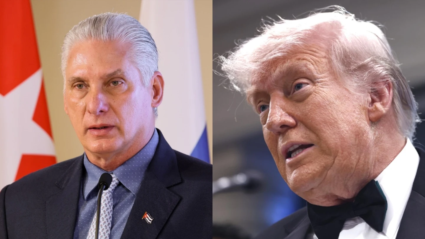 Miguel Díaz-Canel, presidente de Cuba, y Donald Trump, presidente de EEUU Miguel Díaz-Canel, presidente de Cuba, y Donald Trump, presidente de EEUU