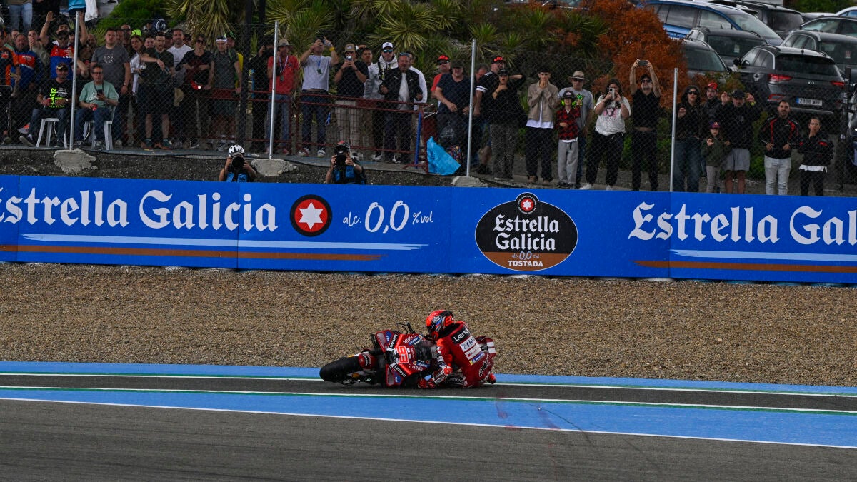 El padre de Lorenzo explica la maniobra de Márquez en Jerez: 