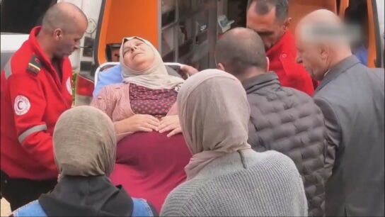 Una mujer, herida tras un ataque de Israel