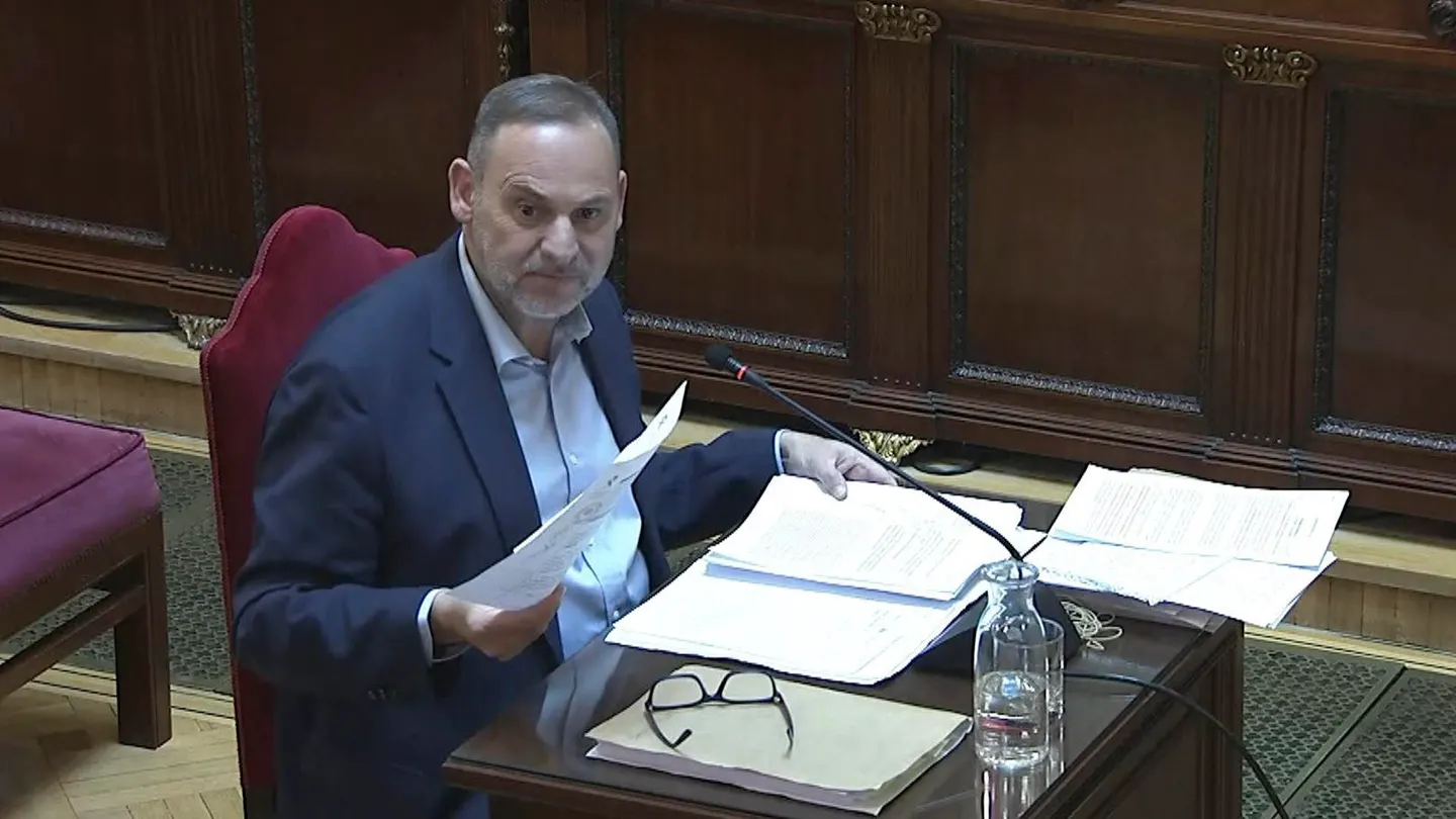 Imagne de José Luis Ábalos en el juicio. Imagne de José Luis Ábalos en el juicio.