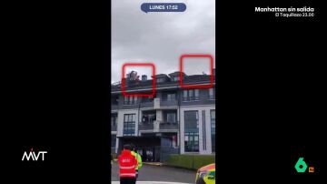 Susto en Boo de Pi&eacute;lagos: una ni&ntilde;a sube hasta un tejado y tiene que ser rescatada por los bomberos de Santander