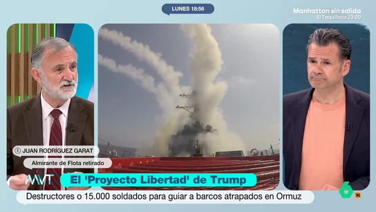 El almirante Garat considera que la guerra en Irán "se ha terminado" Juan Rodríguez Garat analiza la tensión en el estrecho de Ormuz y la situación actual de la tensión entre Estados Unidos, Israel e Irán. En su opinión, la fase militar ha terminado y ahora empiezan las negociaciones.